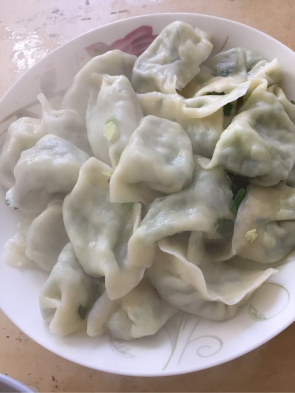 好吃的韭菜鸡蛋饺子