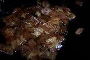 家常菜培根炒蚕豆做法图解5)