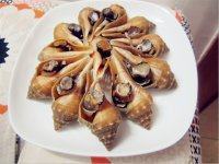 家常菜白灼海螺