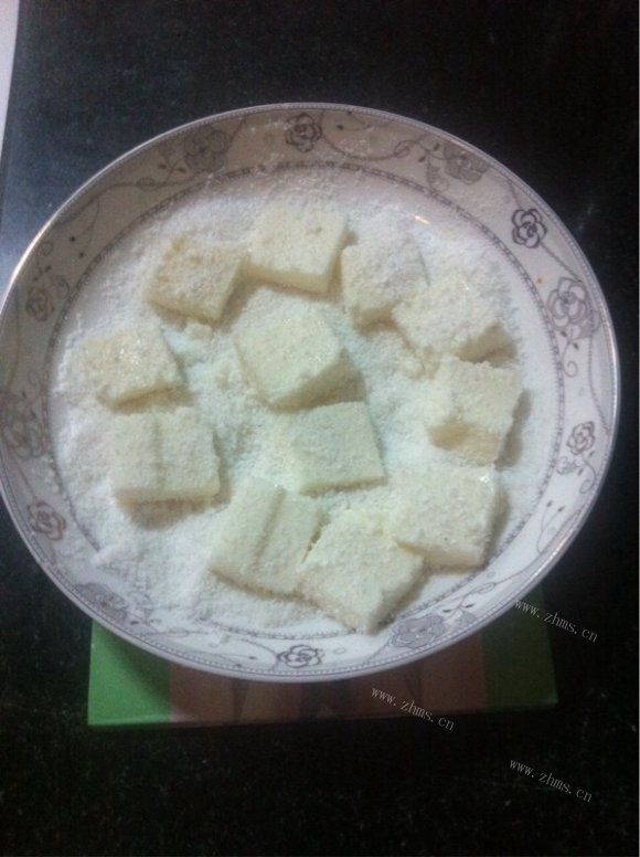 可口的牛奶冻