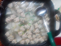 美味的肉丸汤冬瓜做法图解6)
