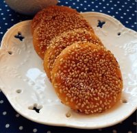 美味的炸南瓜饼做法图解7)