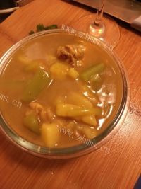 美味咖喱莴笋鸡块做法图解9)