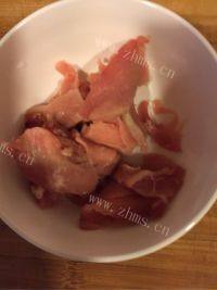 家常菜杏鲍菇炒肉片做法图解3)