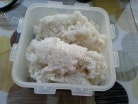 美味的腊肠炒饭做法图解1)