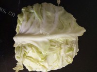家常菜素炒甘蓝做法图解1)