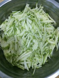角瓜鸡蛋饼做法图解1)
