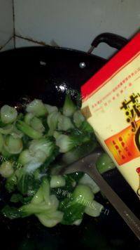 家常菜炒小油菜做法图解4)