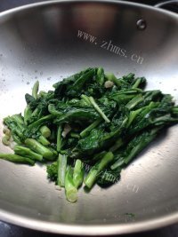 家常蒜香青菜苔做法图解9)