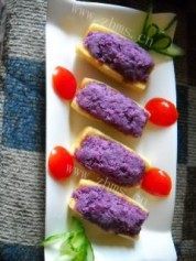 自制香蕉紫薯沙拉