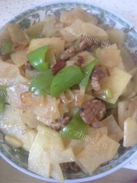 唇齿留香的土豆炒肉做法图解11)