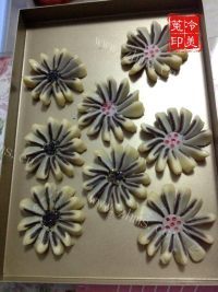 自制枣泥菊花酥做法图解36)