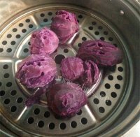 自制紫薯馒头做法图解1)