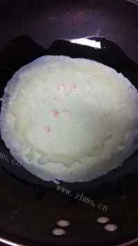 大饼鲜虾鸡蛋葱花饼做法图解6)