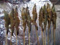 香烤串串虾做法图解9)