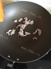 美味青菜肉丝蛋丝年糕做法图解5)