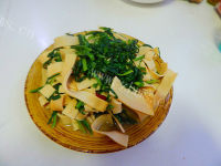 家常菜韭菜炒千张