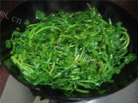 家常菜蒜香西洋菜做法图解6)