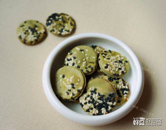 自制抹茶饼干