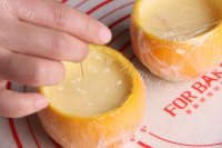 美味的甜橙蒸蛋的做法图解七