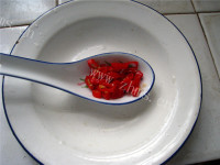 酸豆角拌蕨根粉做法图解1)