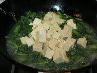 妈妈做的小白菜炖豆腐的做法图解五