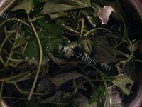 家常菜蒜香番薯叶做法图解1)