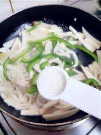 家常菜青椒杏鲍菇做法图解9)