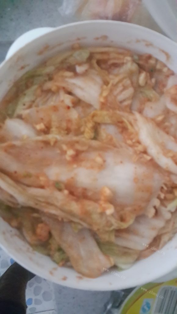 芳香四溢的辣白菜
