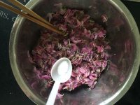 自制槐花饼做法图解4)