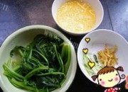 自己做的锅塌菠菜做法图解1)