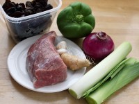 美味的沙茶牛肉烩饭做法图解1)