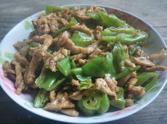 家常炒肉丝