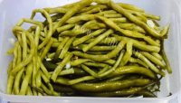美味的酸豆角炒肉末做法图解2)