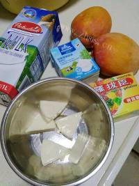 自制芒果冻芝士做法图解1)