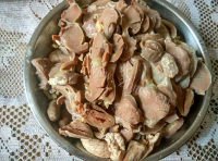 家常菜酸豆角炒鸡胗做法图解2)