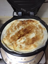 完美的软香鸡蛋饼做法图解4)