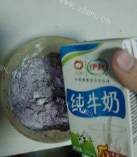 好吃的「儿童美食」紫薯豆沙做法图解4)