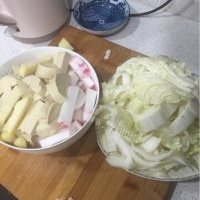 经典白菜萝卜豆腐汤的做法图解二