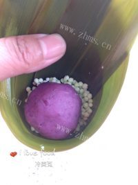 好吃的水晶西米紫薯粽#新鲜做法图解12)