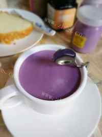 自制紫薯奶昔