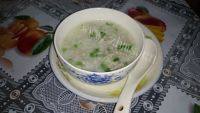 自己做的肉末菜心粥做法图解6)