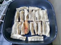 美味的鲜肉锅贴