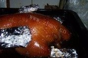 美味的蜜汁烤鸭做法图解7)