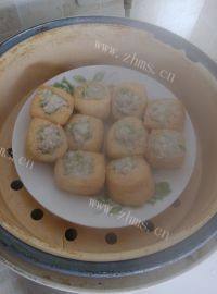 家常菜油豆腐酿肉做法图解5)