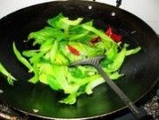 素炒芥菜梗做法图解8)