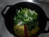 家常菜青蒜炒鸡蛋做法图解5)