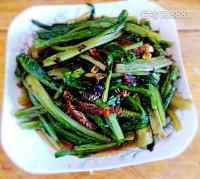 营养丰富的豆豉鲮鱼油麦菜