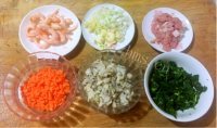 好吃的 时蔬虾仁疙瘩汤的做法图解四