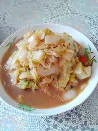 家常炒白菜